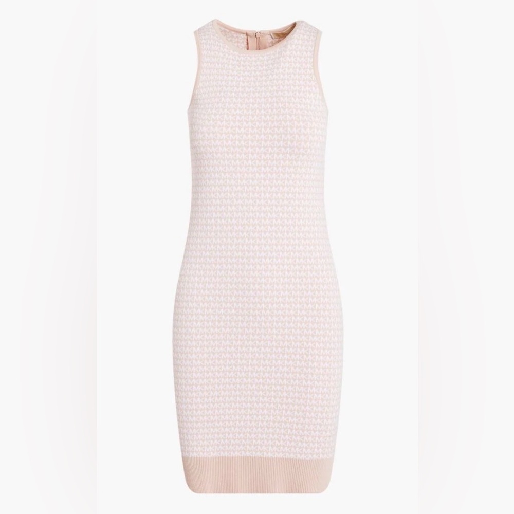 Michael Kors Pink and White Mini Dress- NWOT